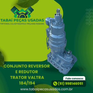 Conjunto Reversor e Redutor Trator Valtra 184/194