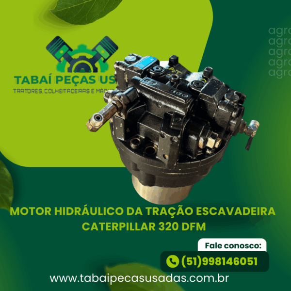 Motor Hidráulico da Tração Escavadeira Caterpillar 320 DFM