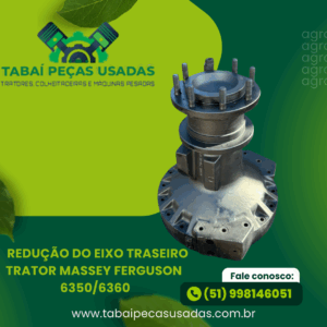 Redução Do Eixo Traseiro Trator MASSEY FERGUSON 6350/6360