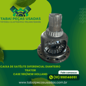 Caixa de Satélite Diferencial Dianteiro Trator Case 180/ New Holland